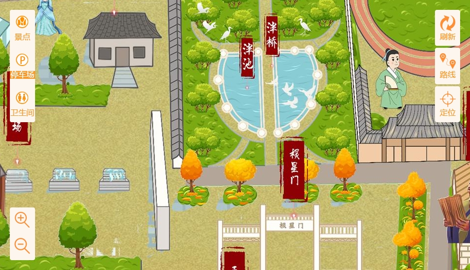 大观手绘地图景区语音讲解导览系统：智慧景区建设的基石